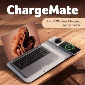4 in 1 Wiresless Charging Laptop SleevE